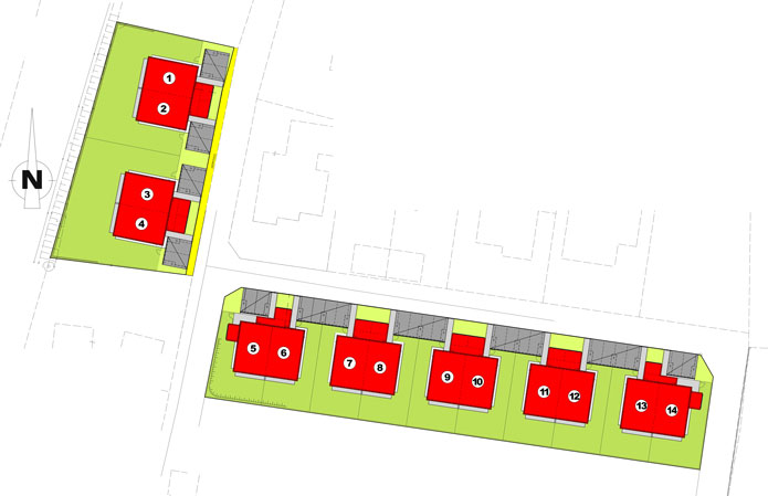 Lageplan Pucking BA1