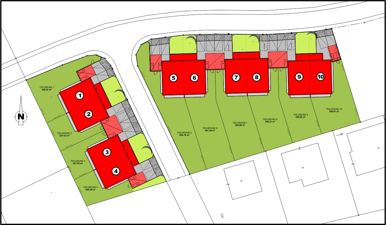 Lageplan Pucking BA1